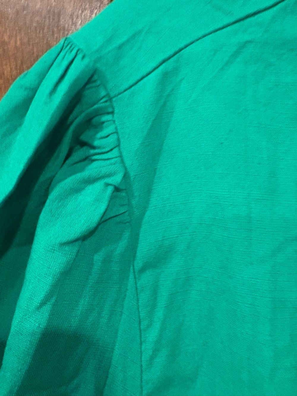 ZESICA $58 NWT Self Tie-Front Babydoll A-Line Dress Emerald L sold out! - Picture 8 of 10